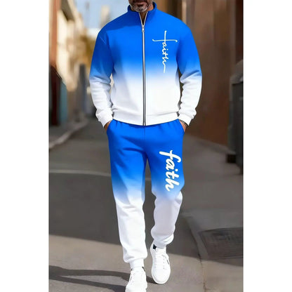 KZZ Stylish Ombre Activewear Set