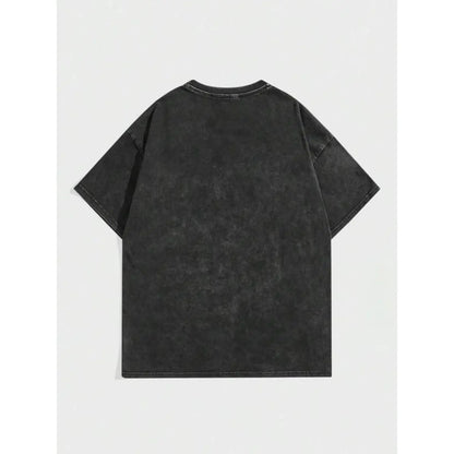 KZZ Breathable casual street style short-sleeved T-shirt
