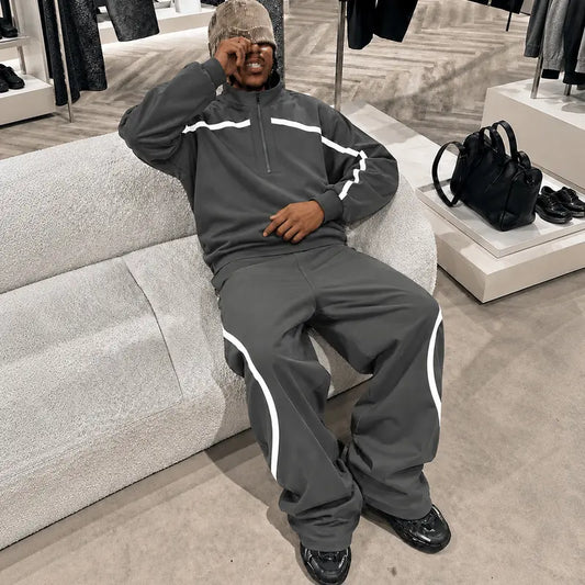 KZZ Men's two-piece sportswear set