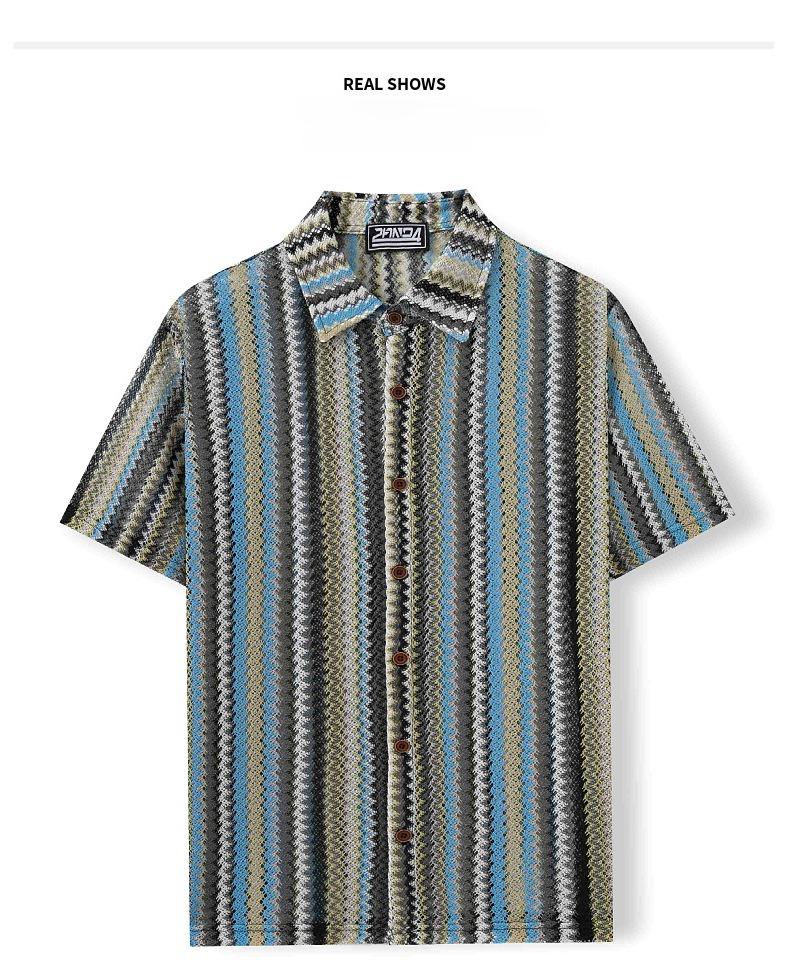 KZZ Casual Lace-up Cutout Top (Men's)