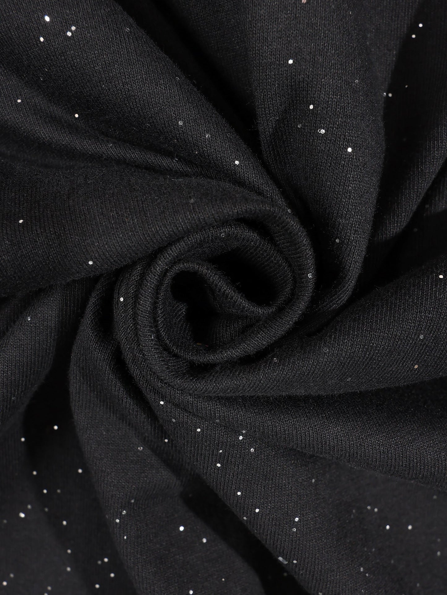 KZZ Men's Short-Sleeve Tee with Dazzling "Starry Sky" Effect