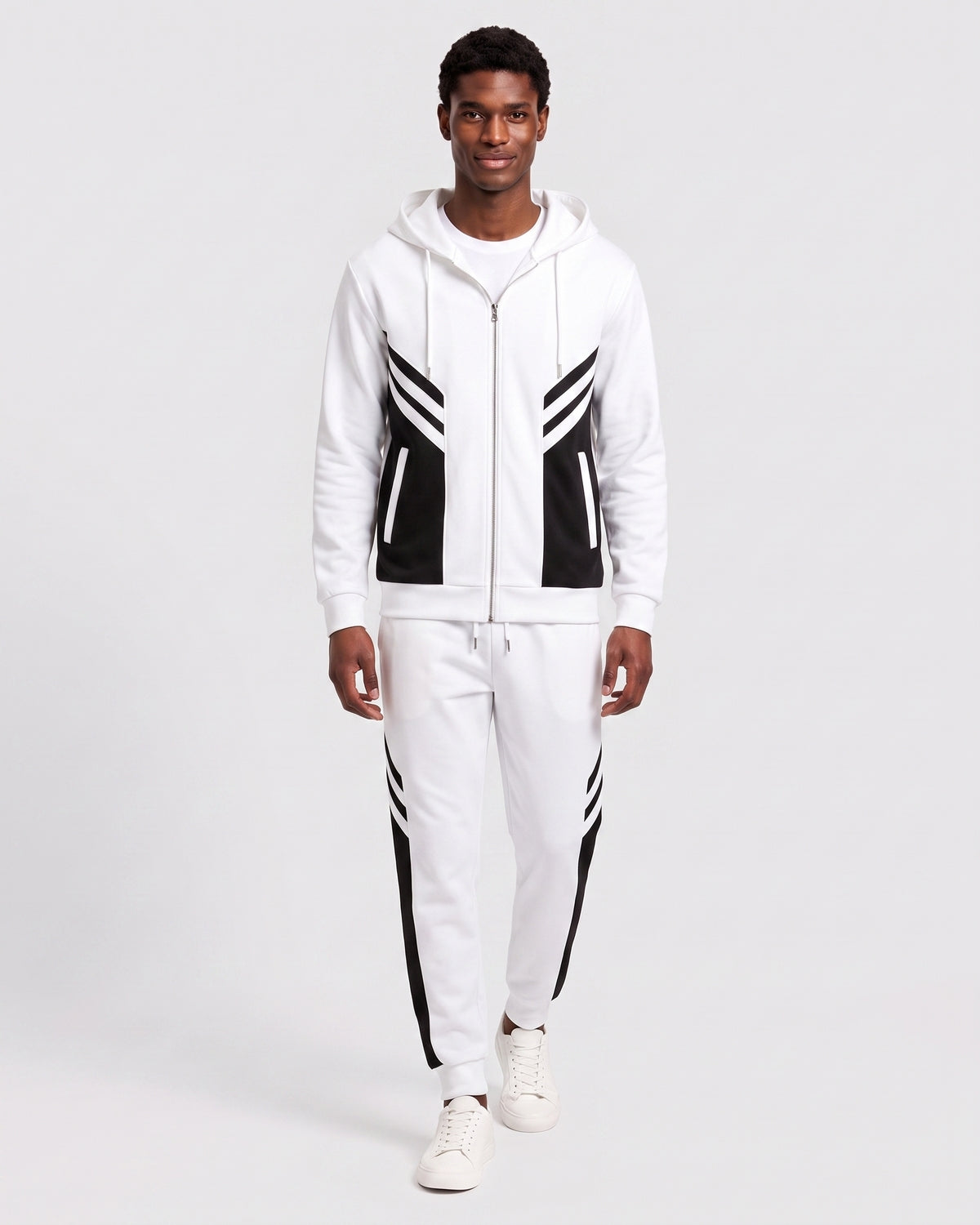 KZZ Men's Casual Hooded Tracksuit