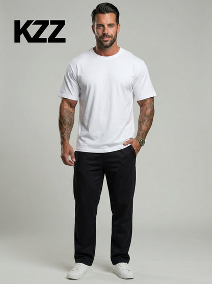 KZZ Men's Active Short Sleeve T Shirts