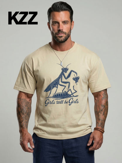 KZZ Oversize Streetwear  T-Shirt