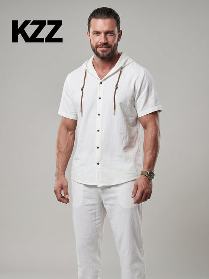 KZZ Men's lightweight two-piece set