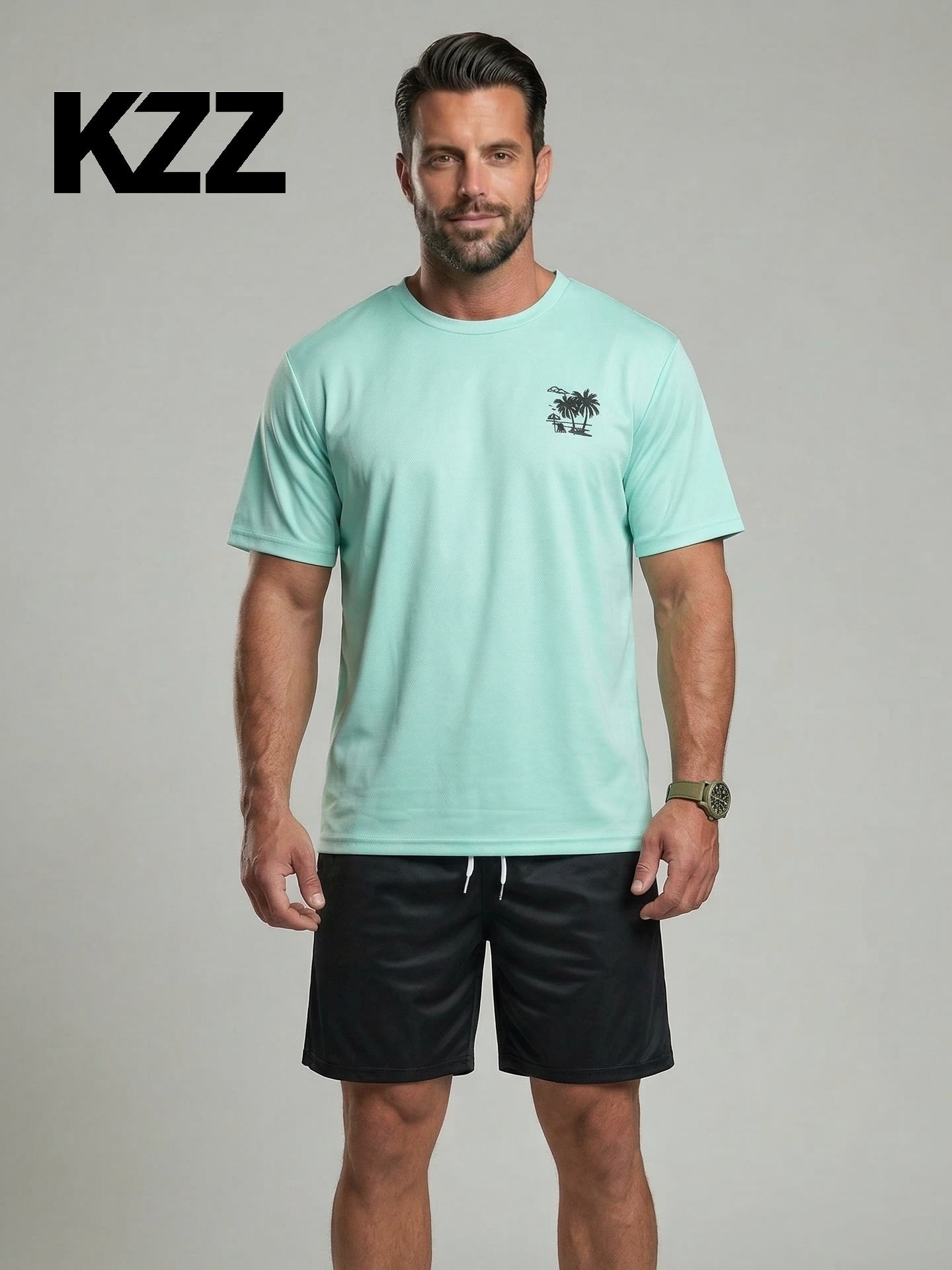 KZZ Men's Beach Shorts Set