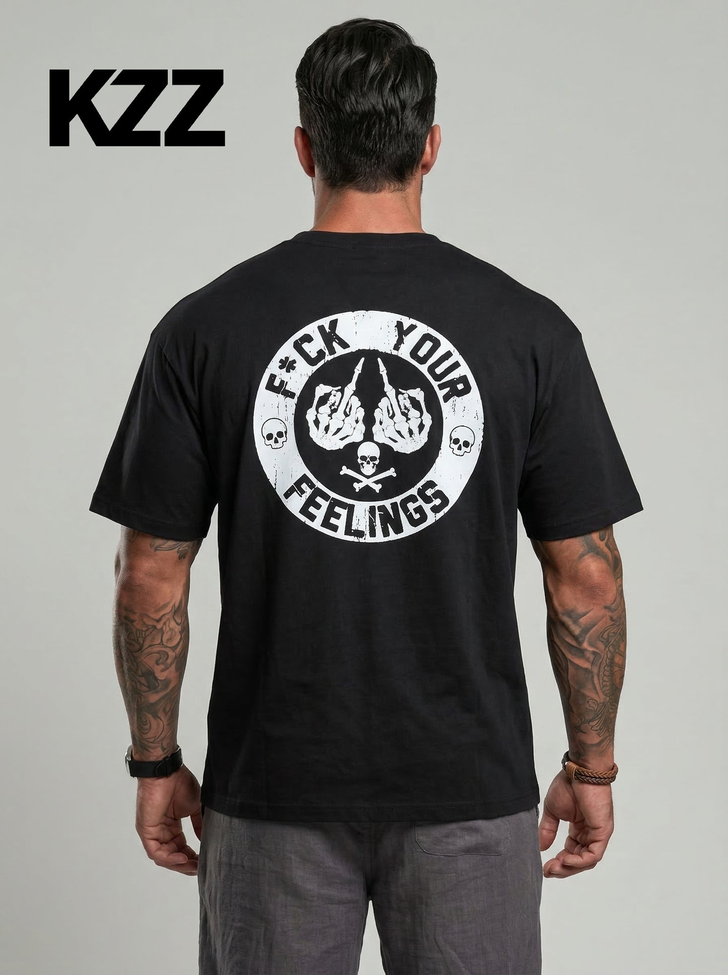 KZZ Streetwear Casual Angel graphic tee shirts