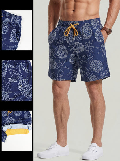 KZZ Quick-Drying Beach Swim Trunks