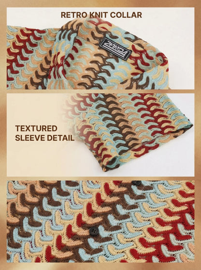 KZZ  New Summer Men's Knitted Shirt