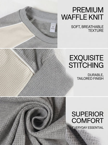 KZZ Men's Color-Block Sweatshirt