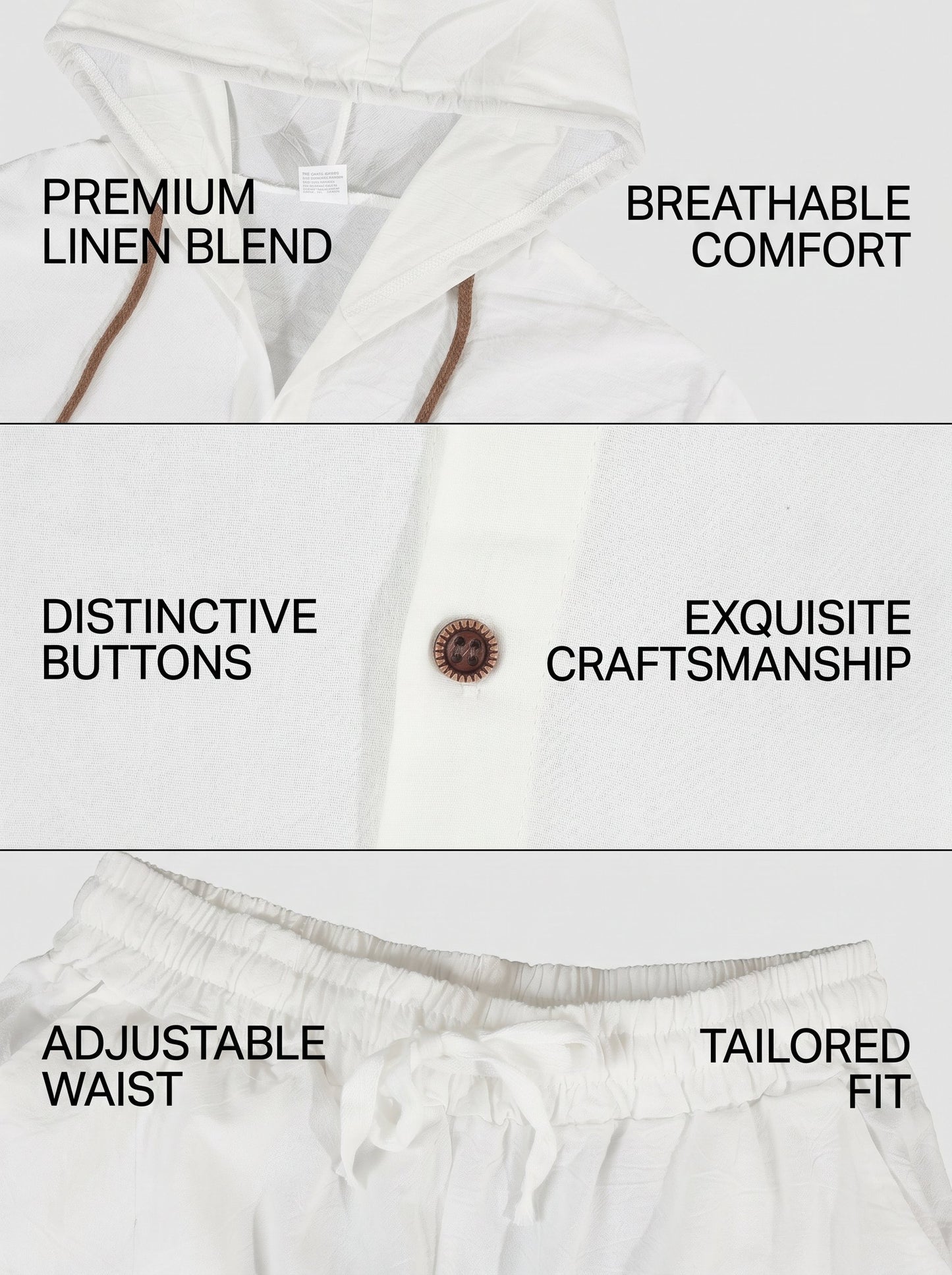 KZZ Men's lightweight two-piece set