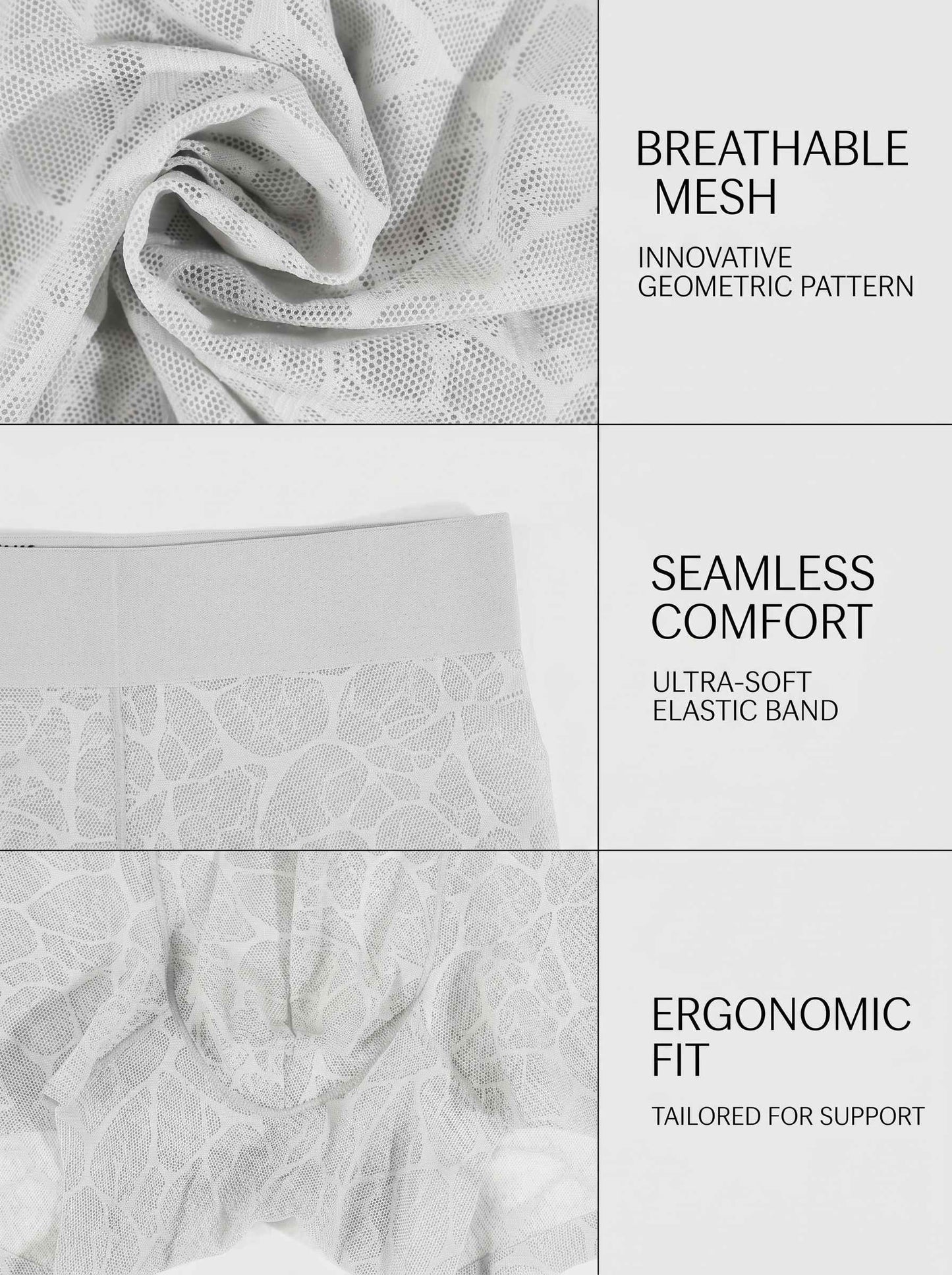 KZZ Men's lace boxer briefs