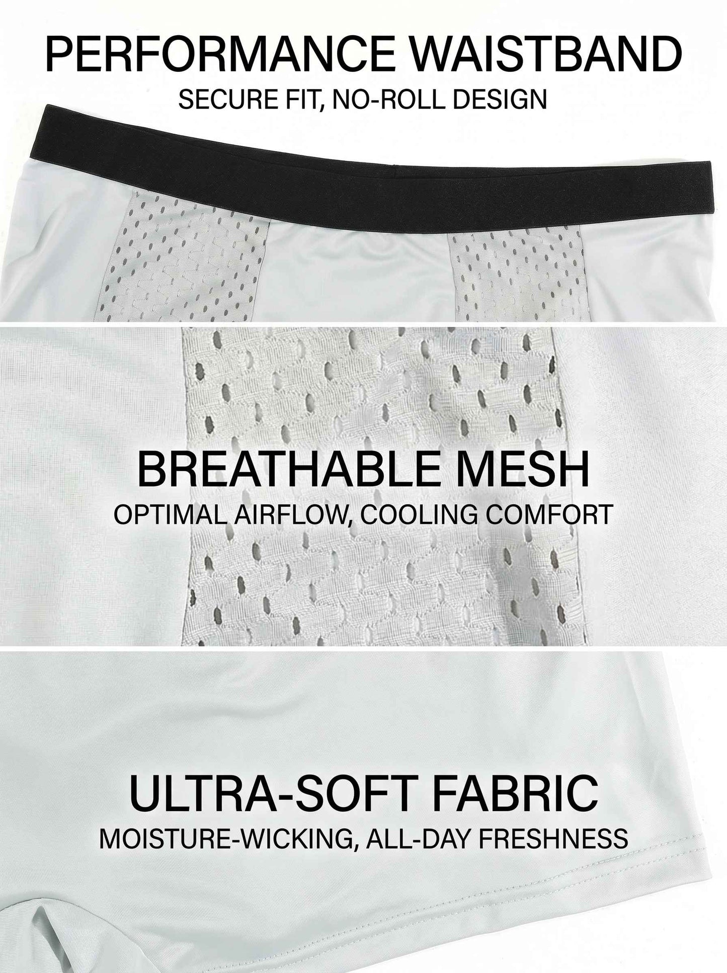 KZZ Men's mesh breathable underwear