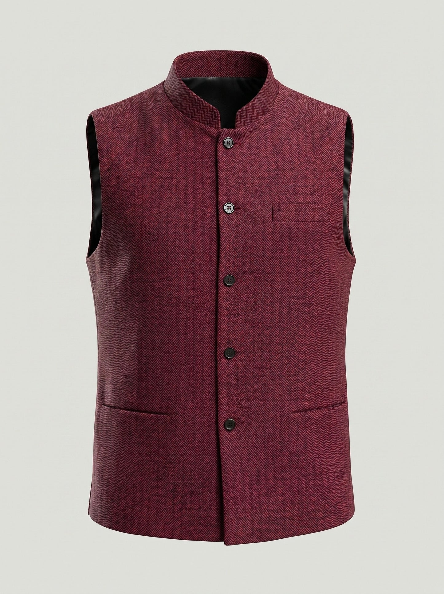 KZZ Men's Herringbone Vest