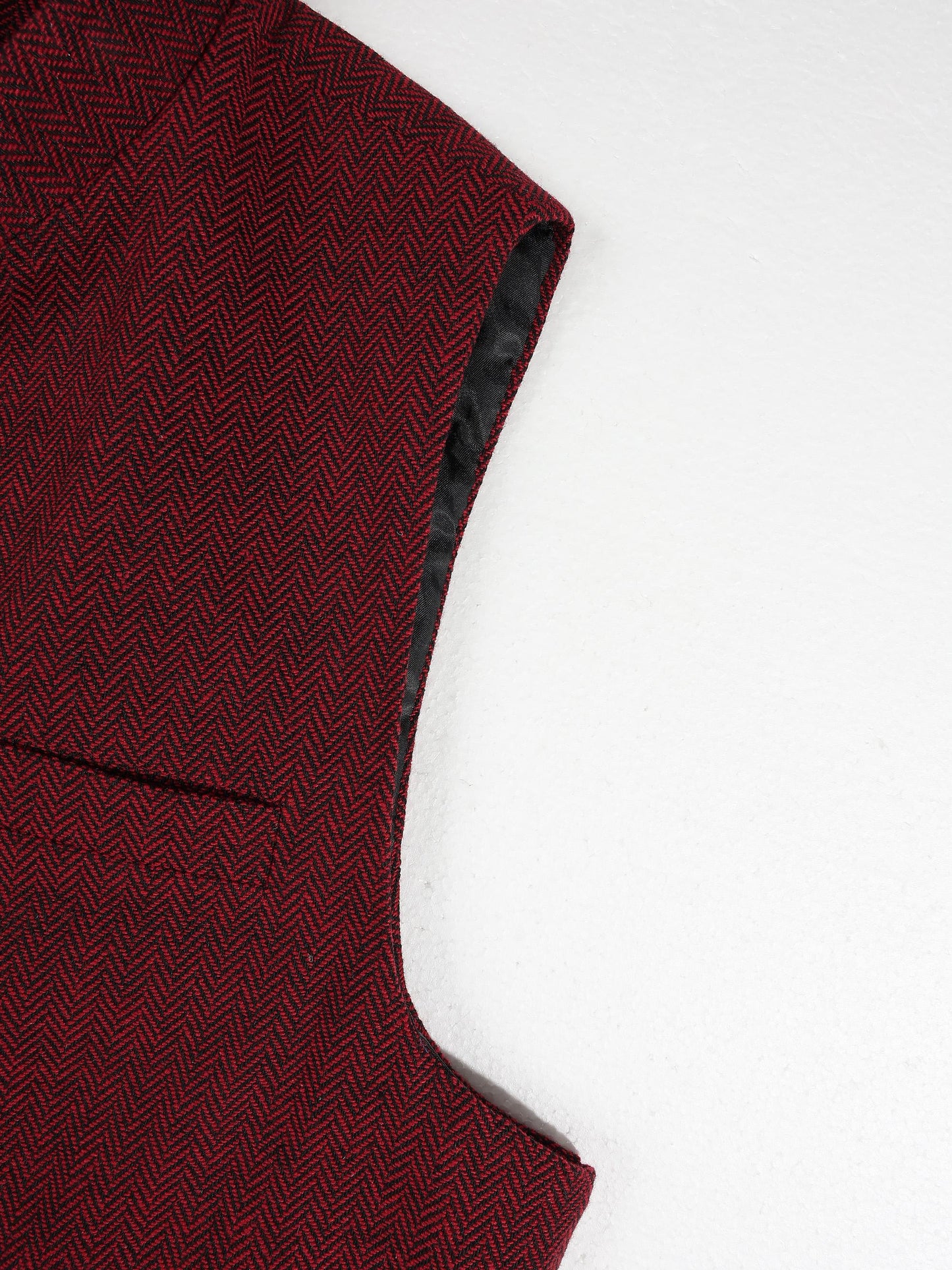 KZZ Men's Herringbone Vest